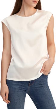 Lilysilk Basic Cap Sleeves Silk Tee