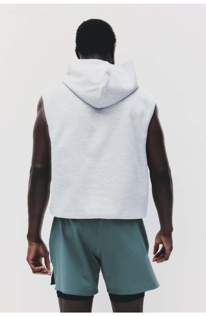 H&M Double-layered sports shorts with drymove, Alternate, color, Dusty Green