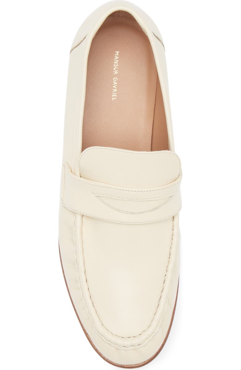 Mansur Gavriel Penny Loafer, Alternate, color, Jasmine