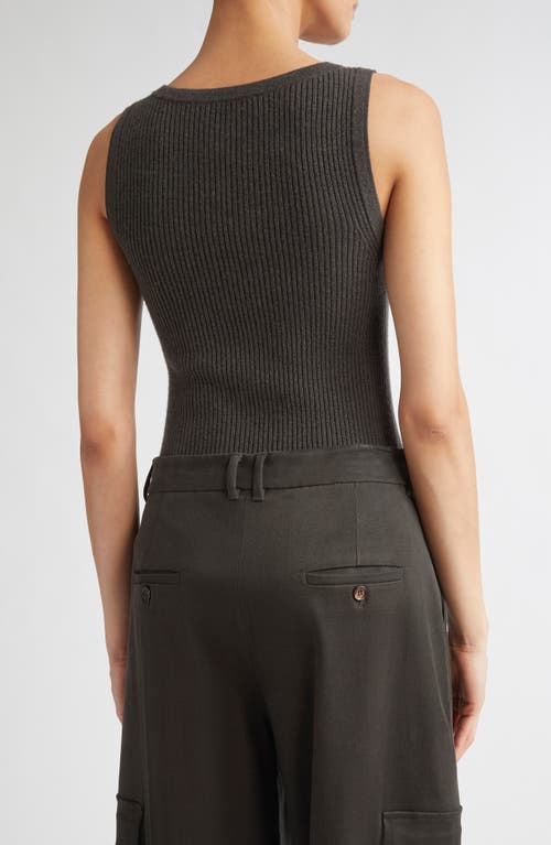 Max Mara Cipro Wool & Cashmere Sweater Tank In Green