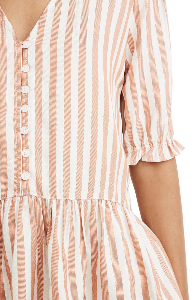 Madewell Courtyard Ruffle Hem Top, Alternate, color, 