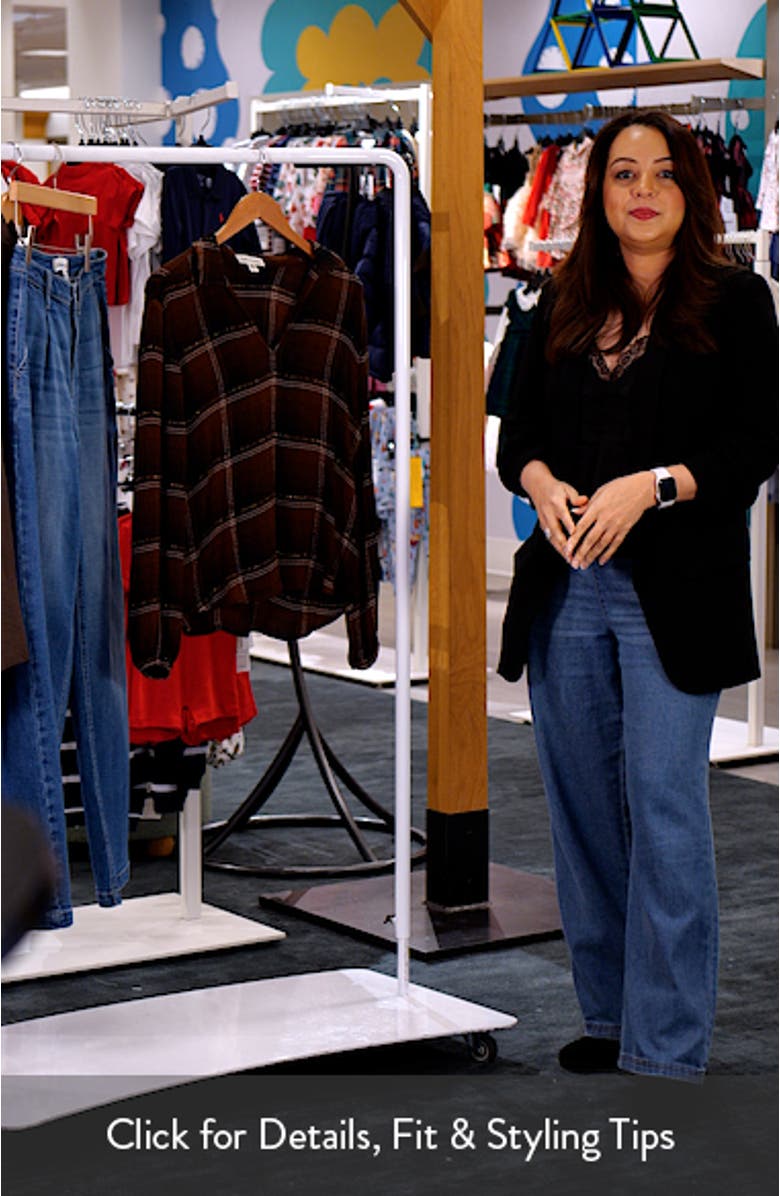 Plaid Popover Top, sales video thumbnail