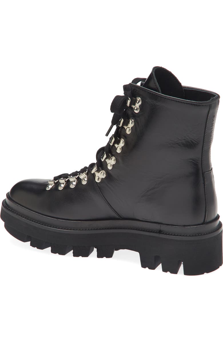 AllSaints Wanda Lug Sole Combat Boot, Alternate, color, Black