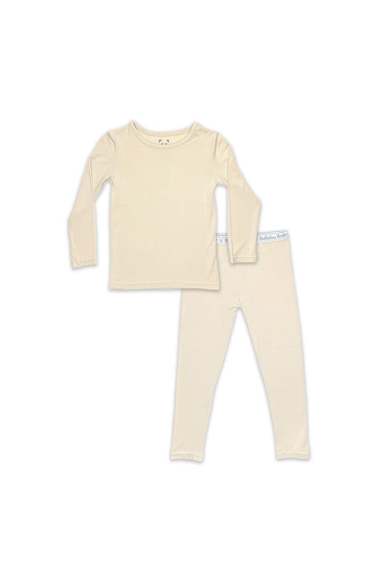 Bellabu Bear Kids' Oat Set of 2 Piece Pajamas, Main, color, 