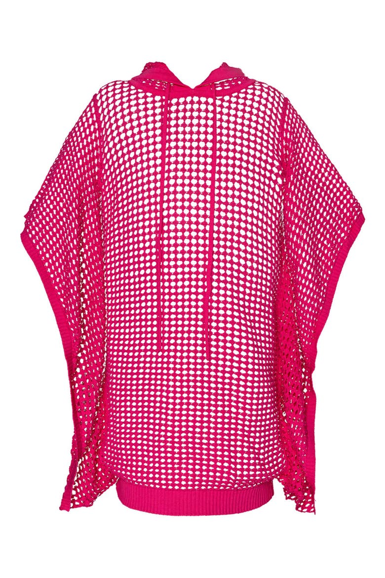 Kids' Reagan Hooded Cover-Up, Main, color, HOT PINK
