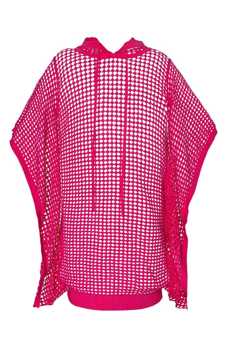 PQ SWIM Kids' Reagan Hooded Cover-Up, Main, color, Hot Pink
