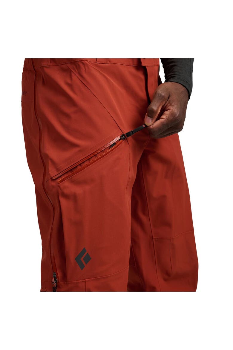 Recon Stretch Bib Pant - Men's, Alternate, color, Saffron/Burnt Sienna