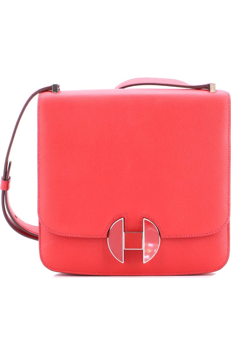 Pre-Owned Hermes 2002 Shoulder Bag Evercolor 20, Main, color, Rouge De Coeur