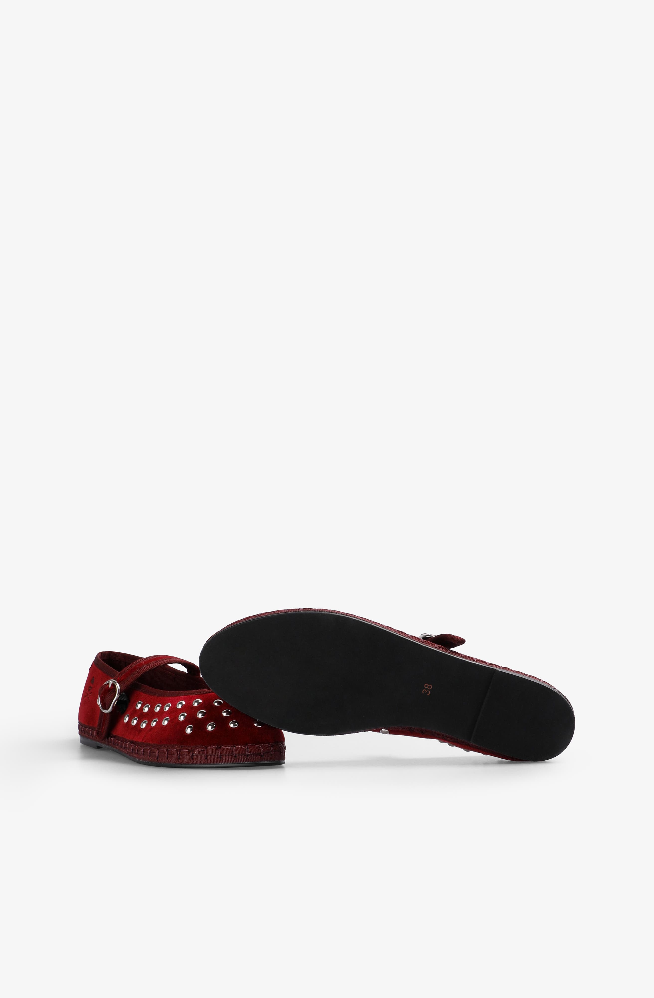 Scalpers Scstudsstrap Slipper, Alternate, color, Burgundy
