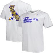 FANATICS Men's Fanatics Branded White Los Angeles Rams Big & Tall Hometown Collection Hot Shot T-Shirt