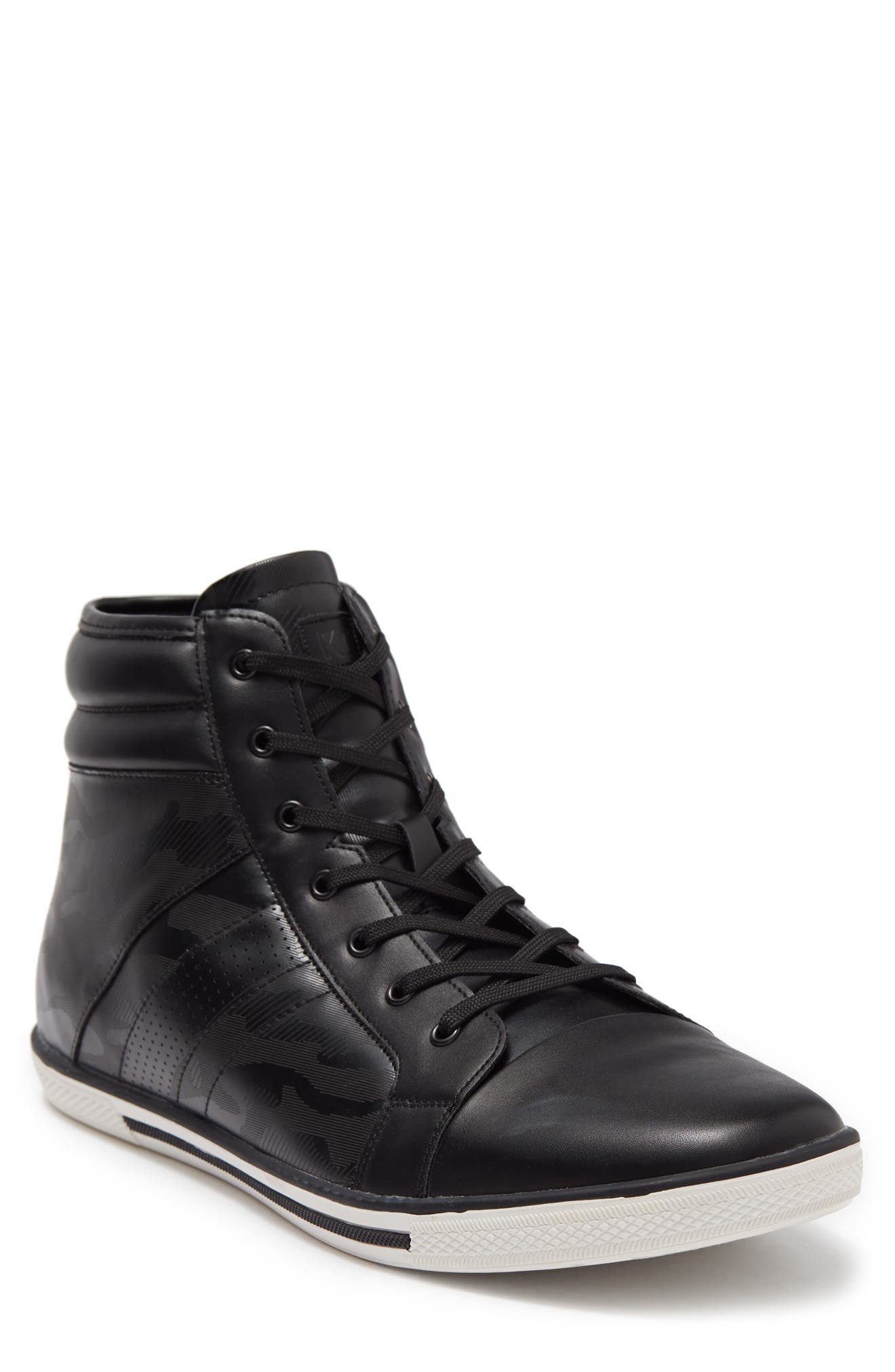 Cesar High Top Sneaker, Main, color, BLACK CAMO