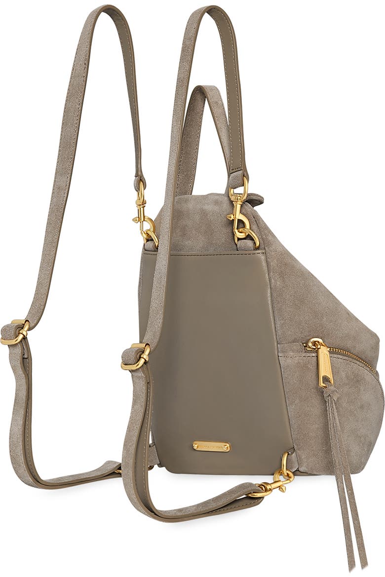 carla ferreri leather & suede convertible backpack Camel 2.0 grain leather accents buffed to perfection carla ferreri leather & suede
