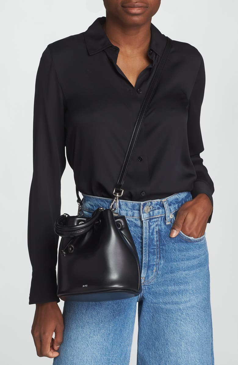 JW PEI Yulia Faux Leather Bucket Bag, Alternate, color,