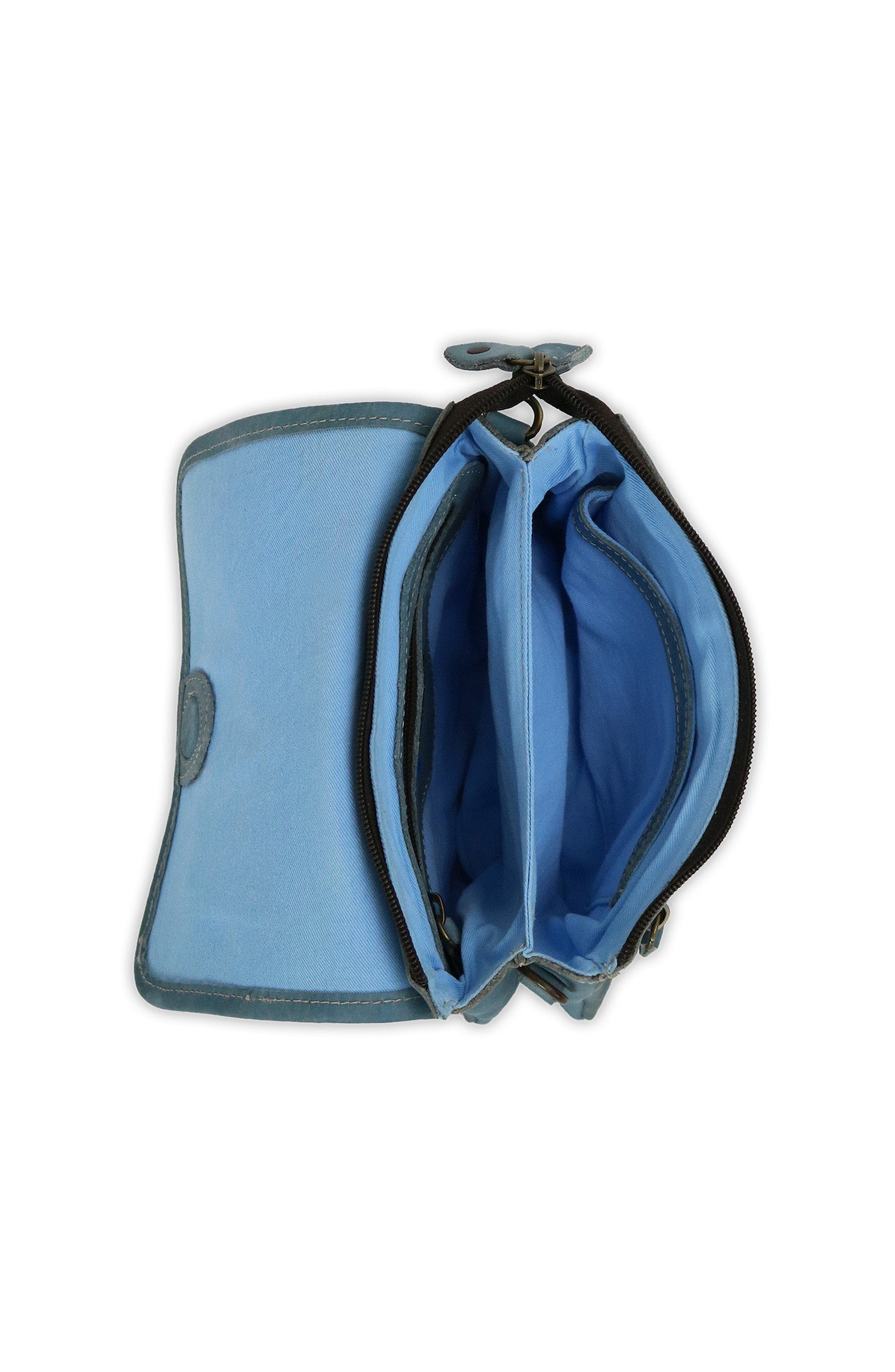 Ziggy Handbag, Alternate, color, Sapphire Velvet