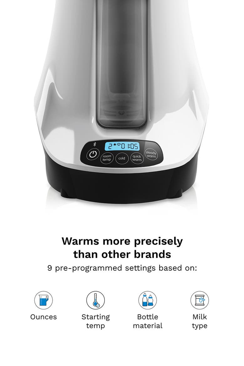 Smart Bottle & Breastmilk Warmer, Alternate, color, WHITE & BLACK
