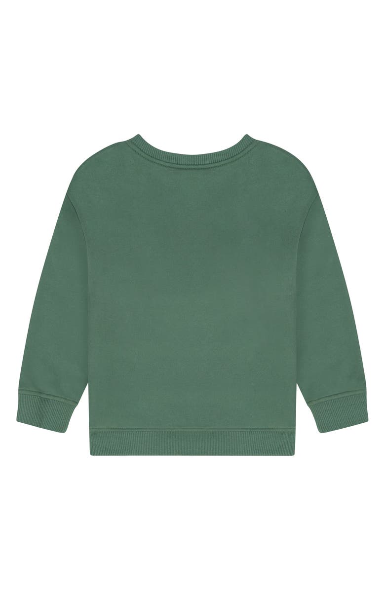 Andy & Evan Kids' Chenille NY Sweatshirt, Alternate, color, Green Ny