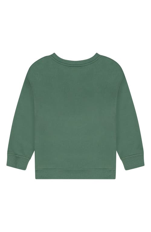 Andy & Evan Kids' Chenille Ny Sweatshirt In Green