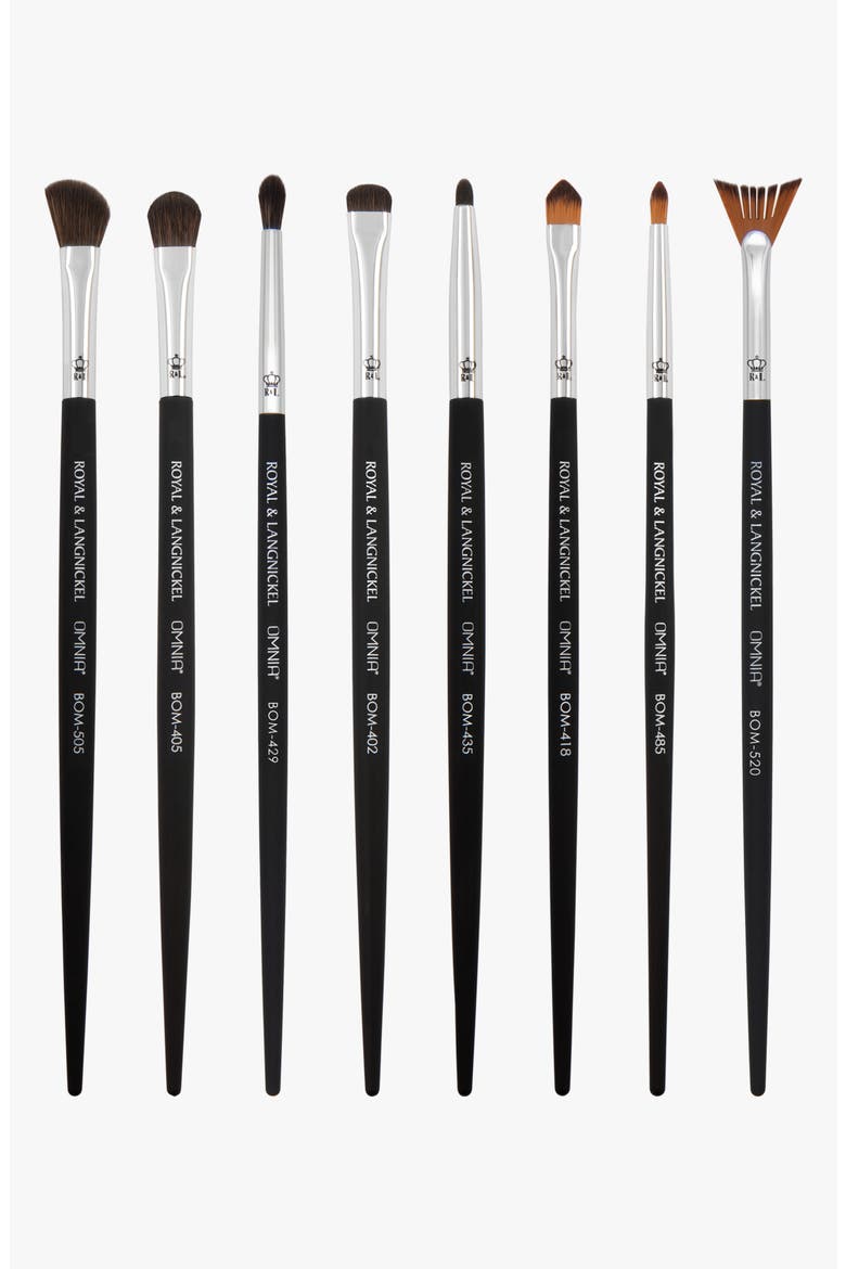 Professional Eye 8pc Makeup Brush Set, Main, color, Black