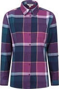 Mountain Warehouse Balsam Brushed Flannel Longline Shirt