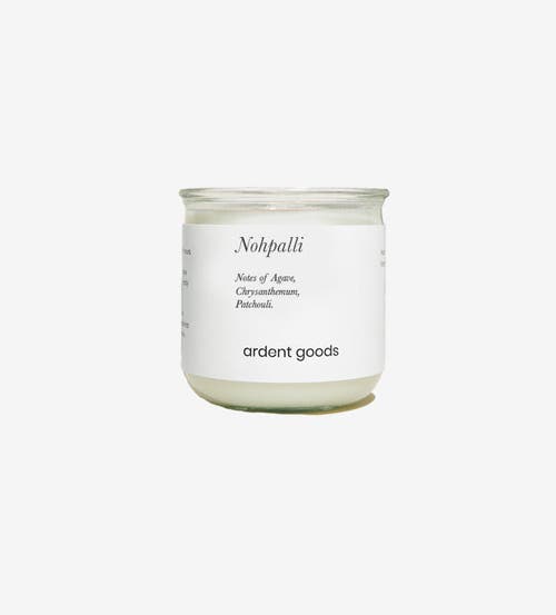 Ardent Goods Nohpalli Spanish Glass Candle In Transparent