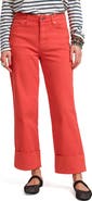 Frances Valentine Smarty Cuffed Jeans Solid Denim
