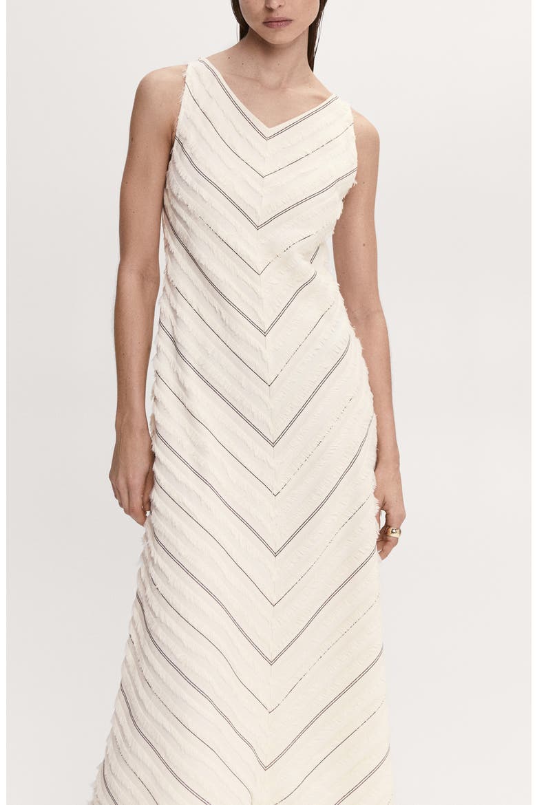 Sleeveless A-Line Dress, Alternate, color, LIGHT BEIGE