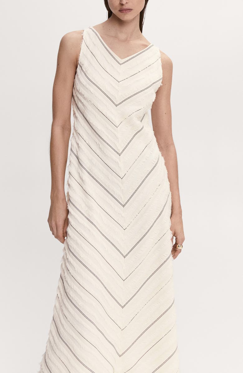 MANGO Sleeveless A-Line Dress, Alternate, color, 