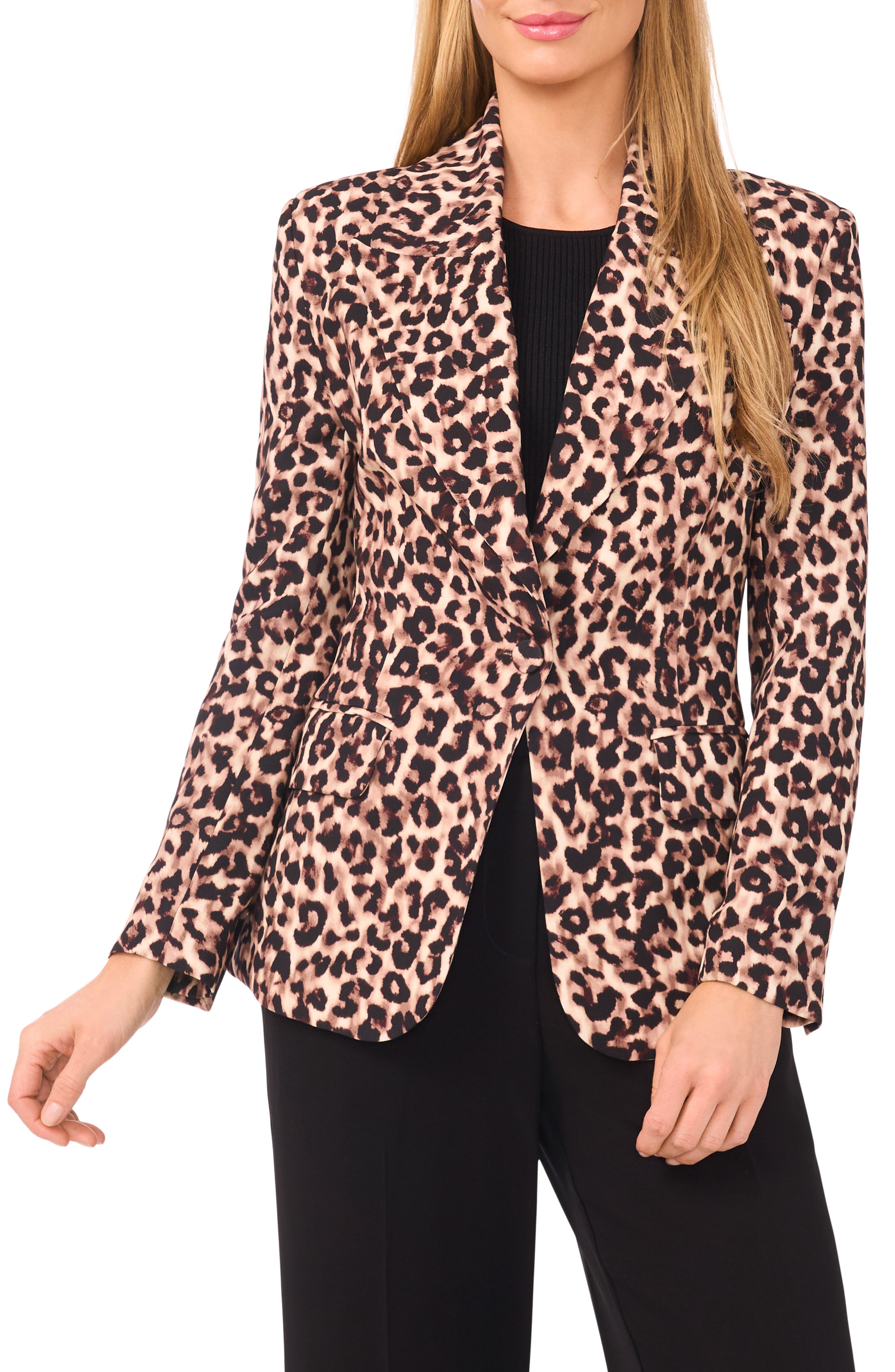 Leopard Print Blazer