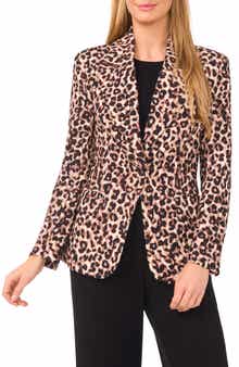 Ted Baker Leopard Print Blazer