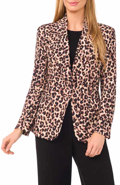 Ted Baker Leopard Print Blazer