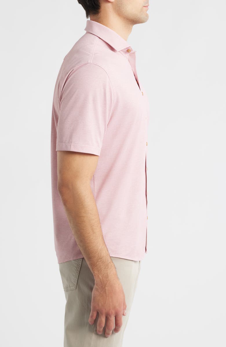 johnnie-O Breck Hangin’ Out Knit Short Sleeve Button-Up Shirt, Alternate, color,