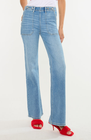 KanCan Jane High Rise Wide Flare Jeans