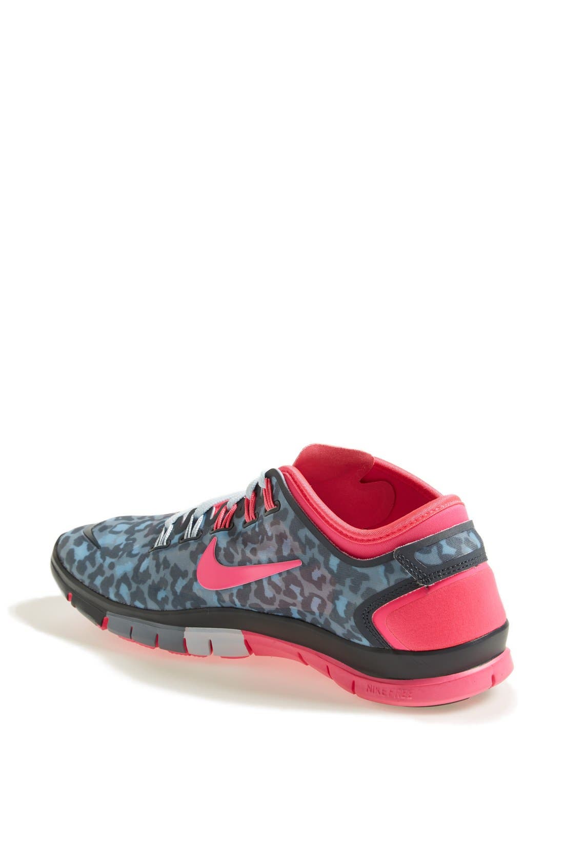 'Free TR Connect 2' Training Shoe, Alternate, color, DARK MAGNET/ HYPER PINK