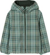 Burberry Reversible Check Hooded Jacket