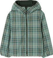Burberry Reversible Check Hooded Jacket
