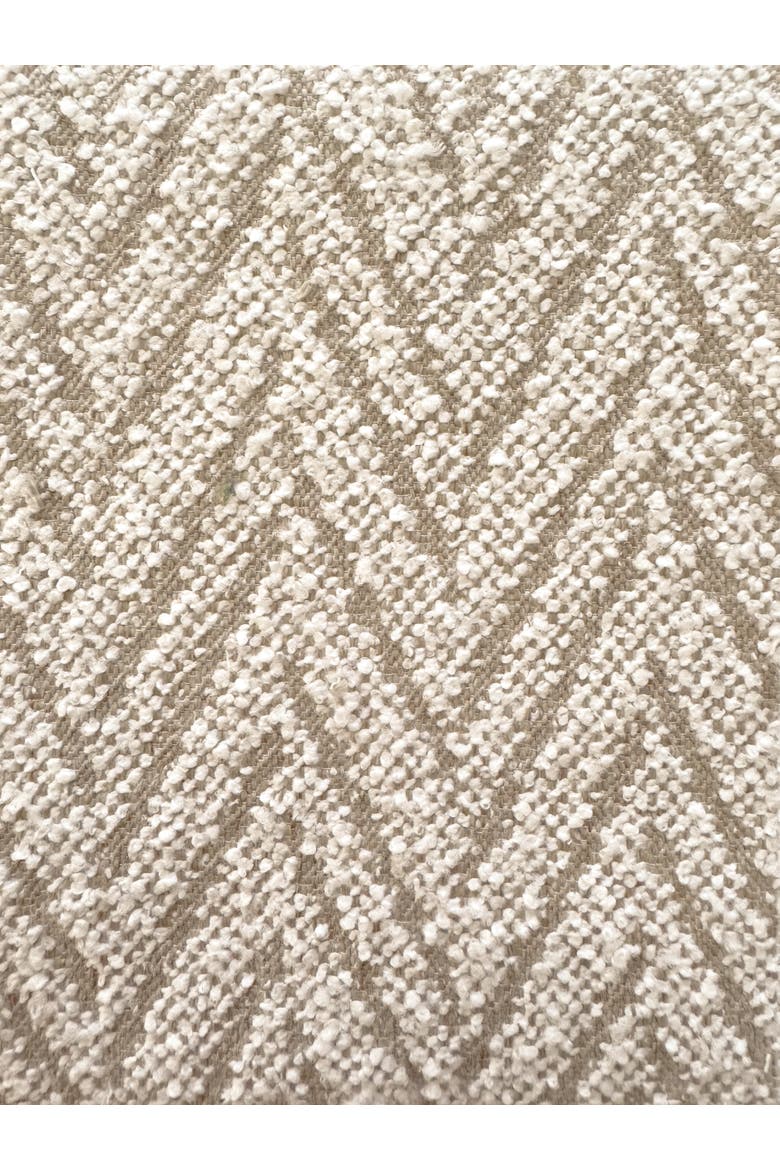 Chevron Boucle Pillow, Alternate, color, Rustic Beige