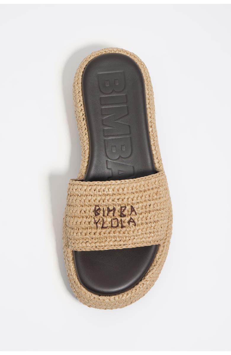 Bimba y Lola Raffia Sandals, Alternate, color, Natural