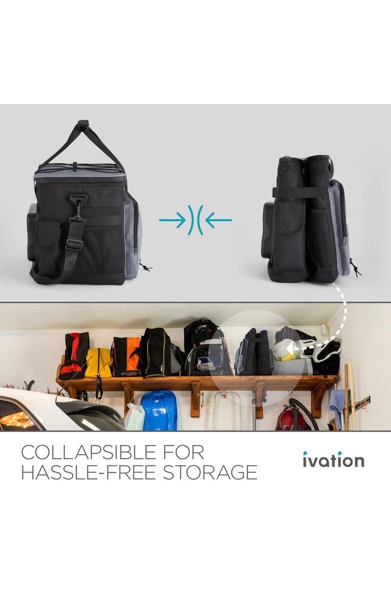 Ivation 18L Electric Cooler Bag, Alternate, color, Black