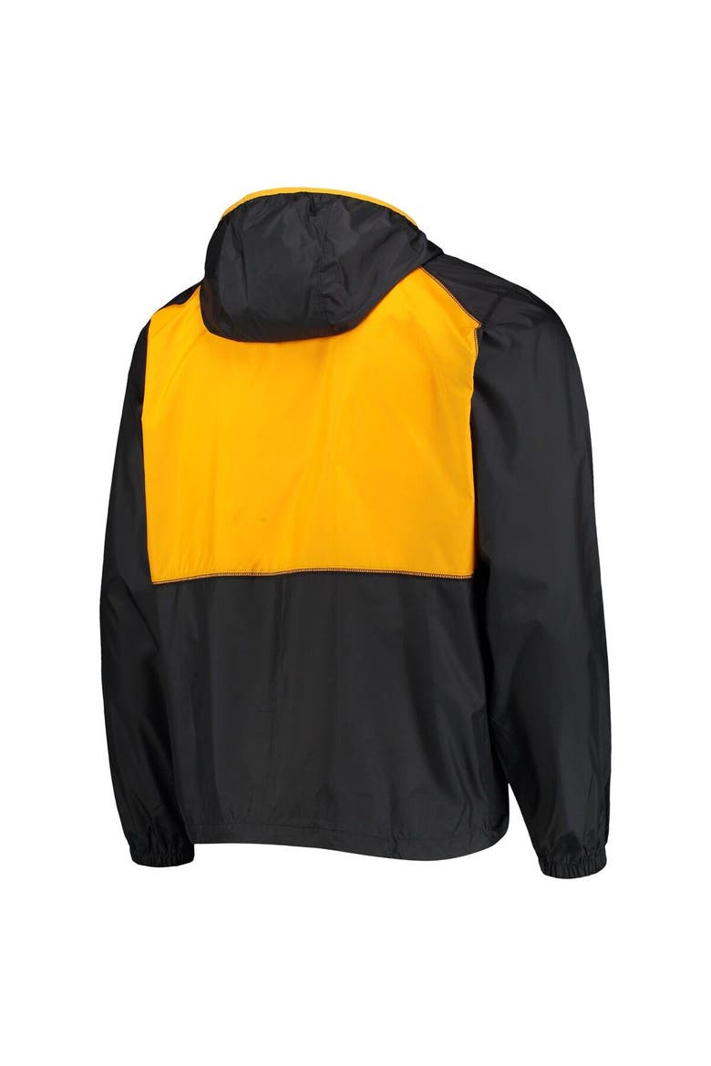 Men's Columbia Black/Gold Iowa Hawkeyes Flash Forward Hoodie Full-Zip Lightweight Windbreaker, Alternate, color, Black