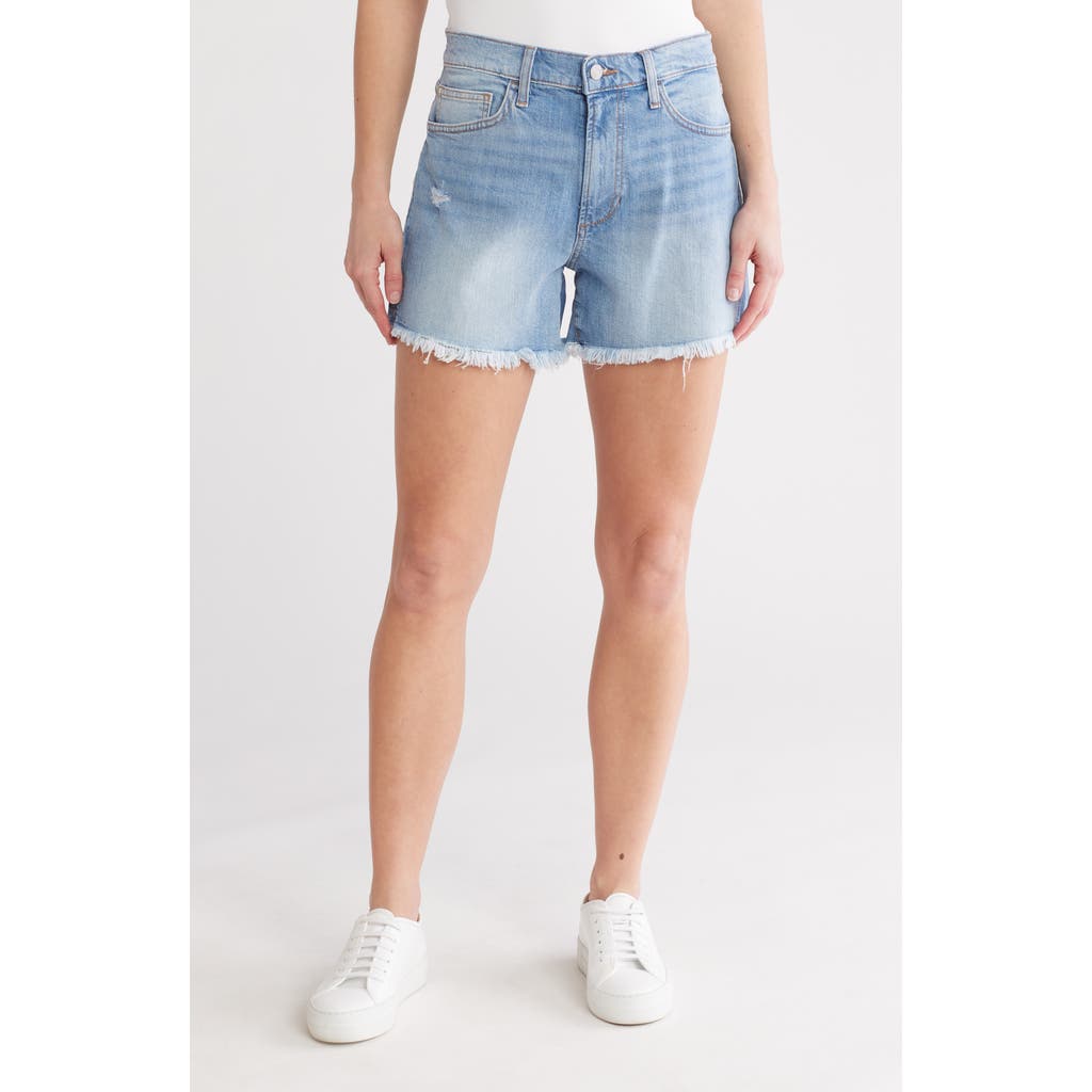 Joe's Relaxed High Waist Cutoff Denim Shorts In Czechia