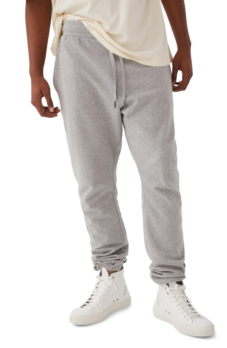 HUMAN NATION Gender Inclusive Heathered Organic Cotton Blend Joggers, Main, color, 