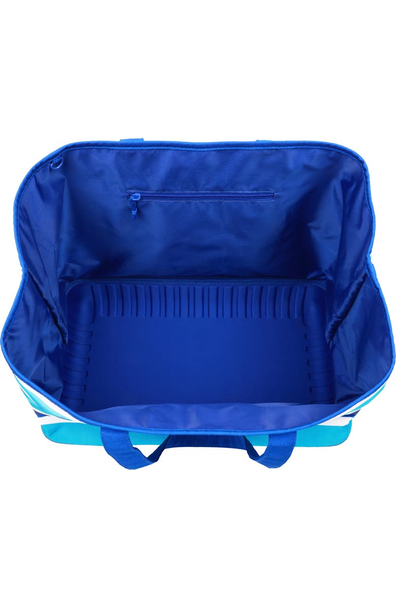 Tommy Bahama Water-Repellent Tote with Pouch Ocean Stripe Print, Alternate, color, Navy