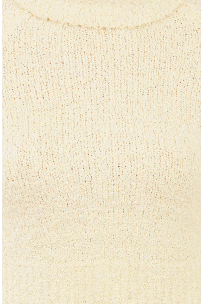 Nyala Bouclé Crop Turtleneck Sweater, Alternate, color, CREAM