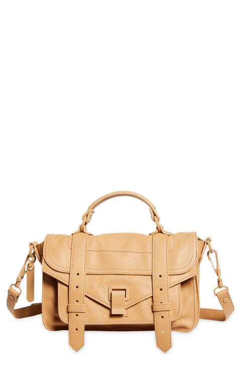 Tiny PS1 Tonal Leather Top Handle Bag