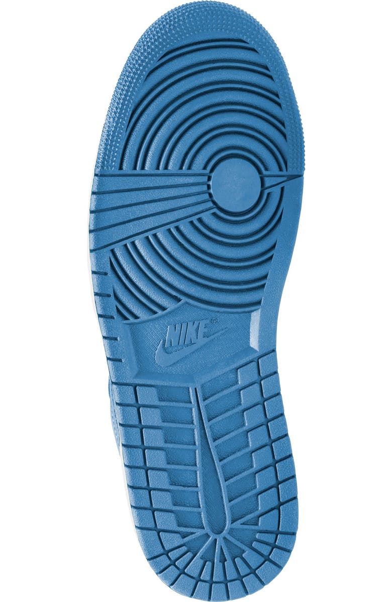 Jordan Air Jordan 1 Low Basketball Sneaker, Alternate, color, Black/ Black/ University Blue