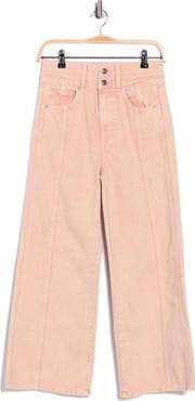 Veronica Beard Taylor High Waist Crop Wide Leg Jeans