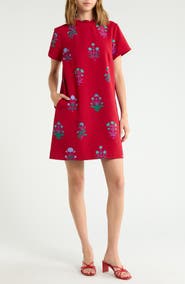 SUGARLIPS Rickie Genora Ruffle Shift Minidress