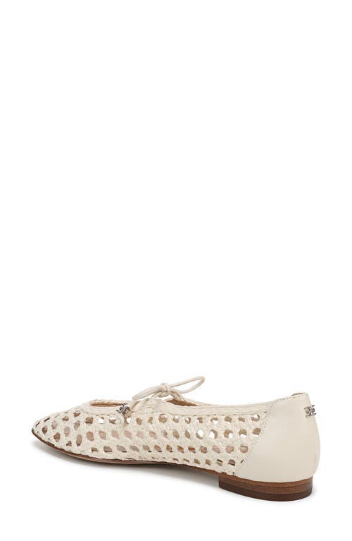 Sam Edelman Marcie Ballet Flat Modern Ivory Weave