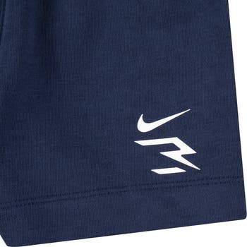 Vertical Graphic T-Shirt & Shorts Set