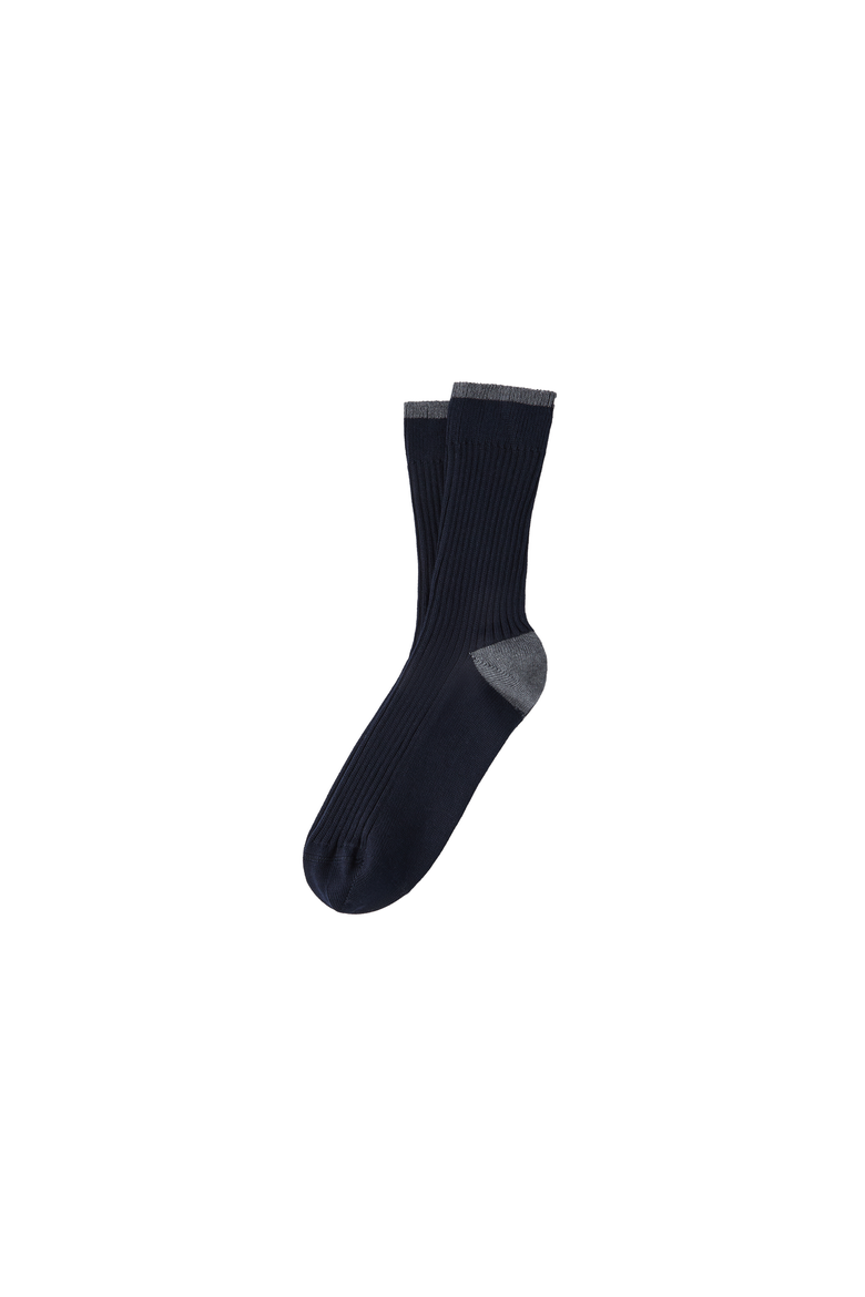 Cotton socks, Alternate, color, Navy Blue